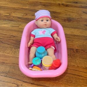 Soft Body Baby Doll Tub & Accessories Set
Everything for Baby’s Bed & Bath Time
